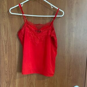 Miche Vibrant Red Lace Cami Top